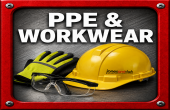 Industrial PPE and workwear such as safety helmets, gloves, and hi-vis clothing supplied by Jones & Clark Ltd